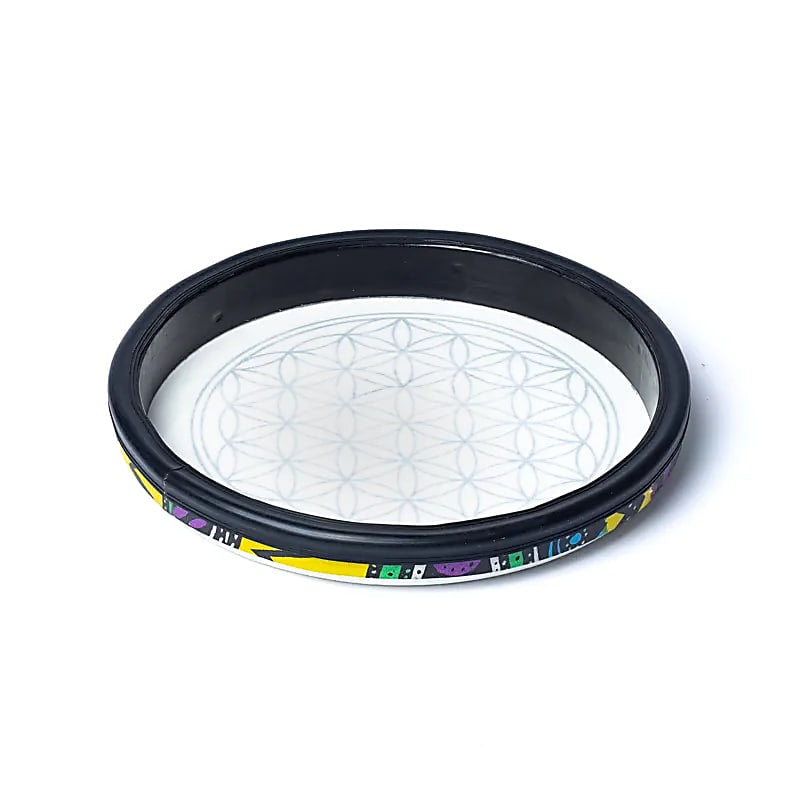 Χειροποίητο Τύμπανο “Flower of Life Drum” Διαστάσεις: 25 cm Βάρος: 320 g - mykarma.gr