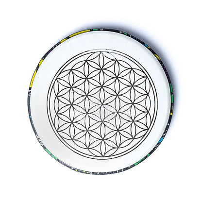 Χειροποίητο Τύμπανο “Flower of Life Drum” Διαστάσεις: 25 cm Βάρος: 320 g - mykarma.gr
