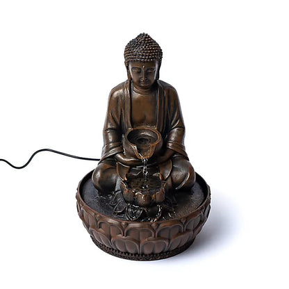 Συντριβάνι «Offering Buddha» Διαστάσεις: 19,5 Χ 19,5 Χ 29 εκ - mykarma.gr