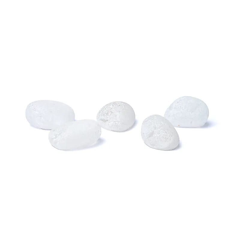 Φυσικό Ορυκτό Πέτρωμα - Emma Egg (Seer Stone) Λευκός Χαλαζίας (Rock Crystal) Διαστάσεις: ±2.5-3.5 εκ (Η συσκευασία περιέχει 1 τεμάχιο) - mykarma.gr
