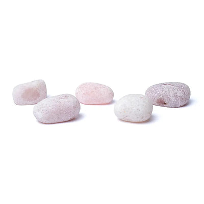 Φυσικό Ορυκτό Πέτρωμα - Emma Egg (Seer Stone) Ροζ Χαλαζίας (Rose Quartz) Διαστάσεις: ±2.5-3.5 εκ (Η συσκευασία περιέχει 1 τεμάχιο) - mykarma.gr