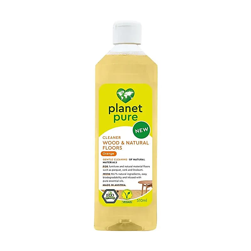 Bio Planet Pure-Οργανικό Καθαριστικό για ξύλινες επιφάνειες - Πορτοκάλι Περιεκτικότητα 510ml - mykarma.gr