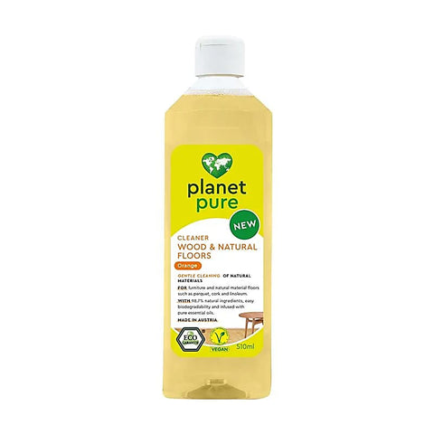 Bio Planet Pure-Οργανικό Καθαριστικό για ξύλινες επιφάνειες -Πορτοκάλι Περιεκτικότητα 510ml