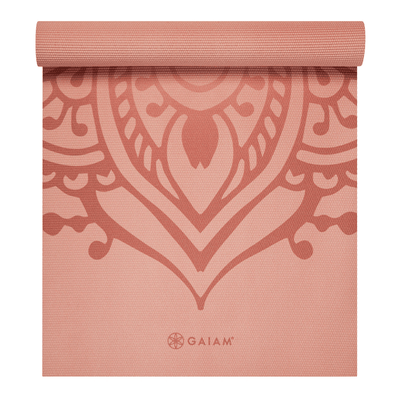Gaiam Premium Στρώμα Yoga Sundial Cantaloupe Διαστάσεις: Μήκος: 173 εκ Πλάτος: 61 εκ Πάχος: 5 mm - mykarma.gr