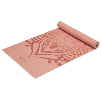 Gaiam Premium Στρώμα Yoga Sundial Cantaloupe Διαστάσεις: Μήκος: 173 εκ Πλάτος: 61 εκ Πάχος: 5 mm - mykarma.gr