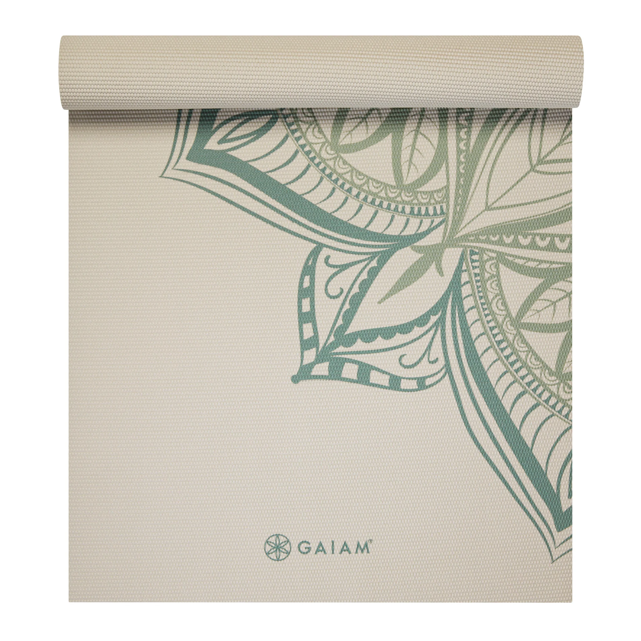 Gaiam Premium Στρώμα Yoga Vintage Green Point Διαστάσεις: Μήκος: 173 εκ Πλάτος: 61 εκ Πάχος: 5 mm - mykarma.gr