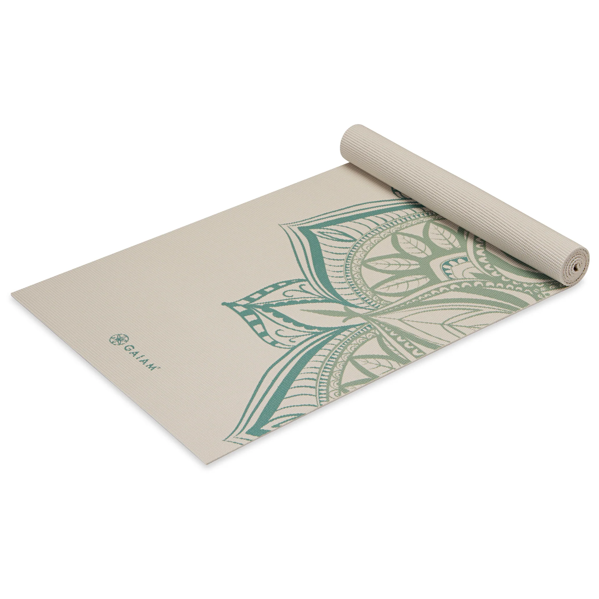 Gaiam Premium Στρώμα Yoga Vintage Green Point Διαστάσεις: Μήκος: 173 εκ Πλάτος: 61 εκ Πάχος: 5 mm - mykarma.gr