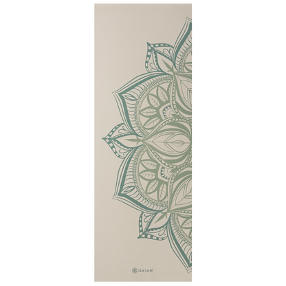 Gaiam Premium Στρώμα Yoga Vintage Green Point Διαστάσεις: Μήκος: 173 εκ Πλάτος: 61 εκ Πάχος: 5 mm - mykarma.gr