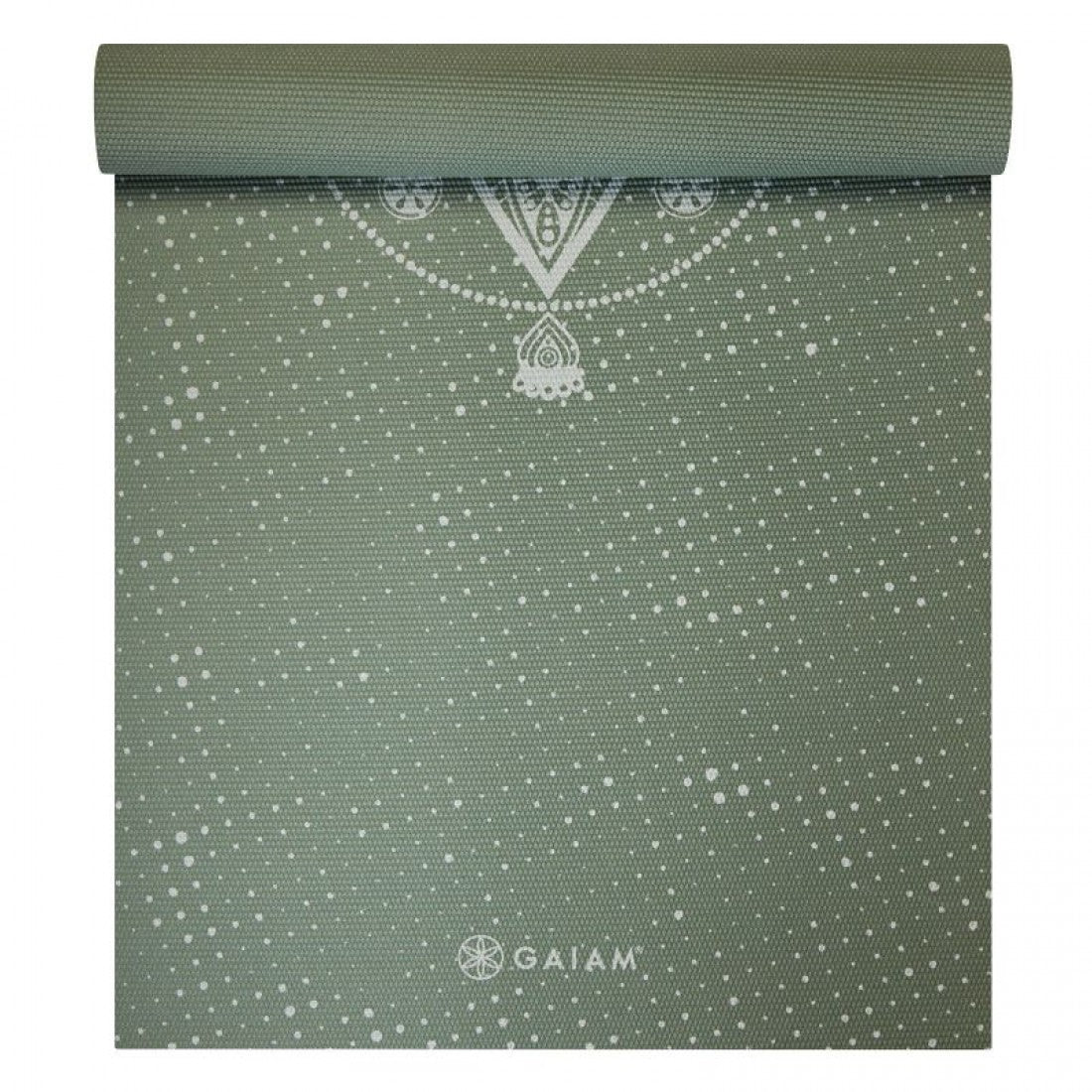 Gaiam Στρώμα Yoga Green Celestial Διαστάσεις: Μήκος: 173 εκ Πλάτος: 61 εκ Πάχος: 5 mm - mykarma.gr