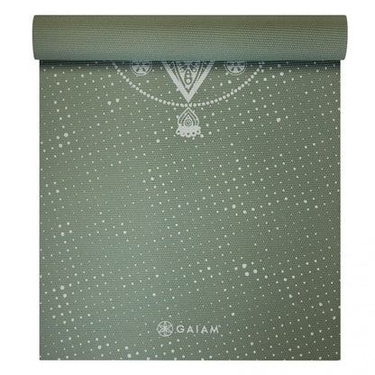 Gaiam Στρώμα Yoga Green Celestial Διαστάσεις: Μήκος: 173 εκ Πλάτος: 61 εκ Πάχος: 5 mm - mykarma.gr
