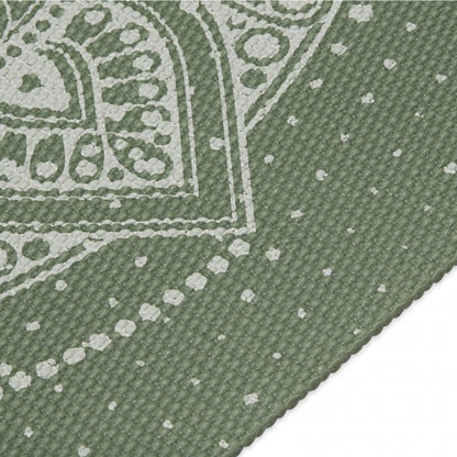 Gaiam Στρώμα Yoga Green Celestial Διαστάσεις: Μήκος: 173 εκ Πλάτος: 61 εκ Πάχος: 5 mm - mykarma.gr