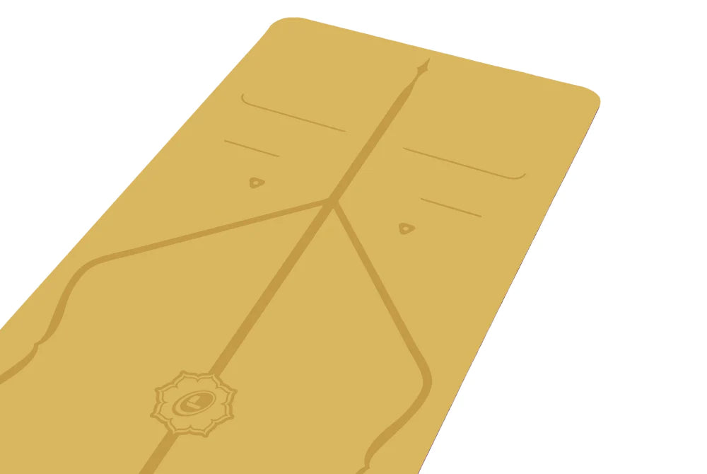 Liforme Yoga Mat Golden Sand | Στρώμα Yoga Golden Sand + τσάντα ΔΩΡΟ Βάρος 2.5kg Διαστάσεις 185cm x 68cm Πάχος 4.2mm - mykarma.gr