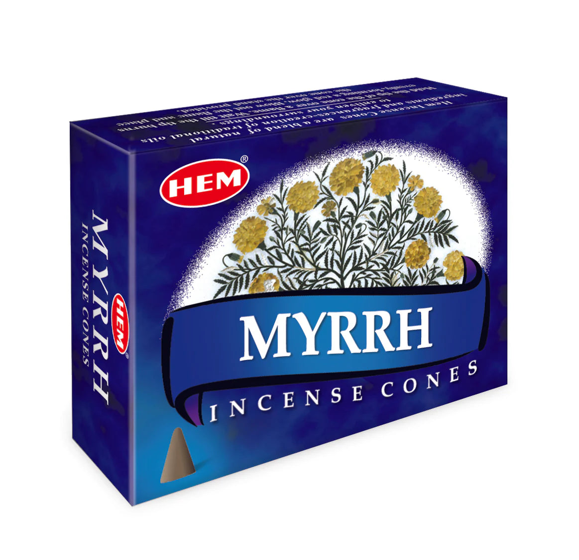HEM Αρωματικοί Κώνοι – Άρωμα Μύρου Myrrh – 10 Κώνοι - mykarma.gr