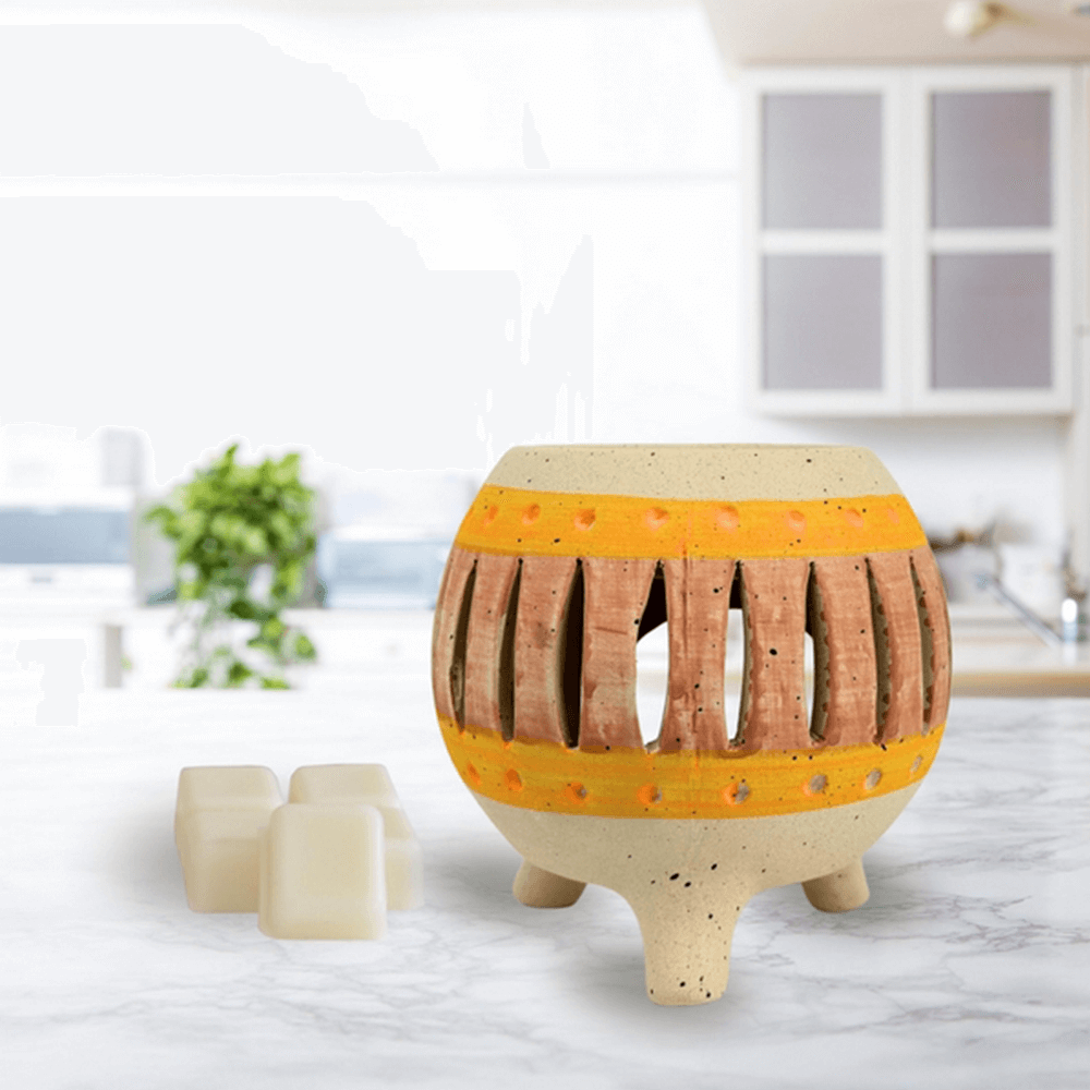 Oil Burner Κεραμικός Καυστήρας «Ballo» Διαστάσεις : 11 x 11 x 10.6 εκ - mykarma.gr