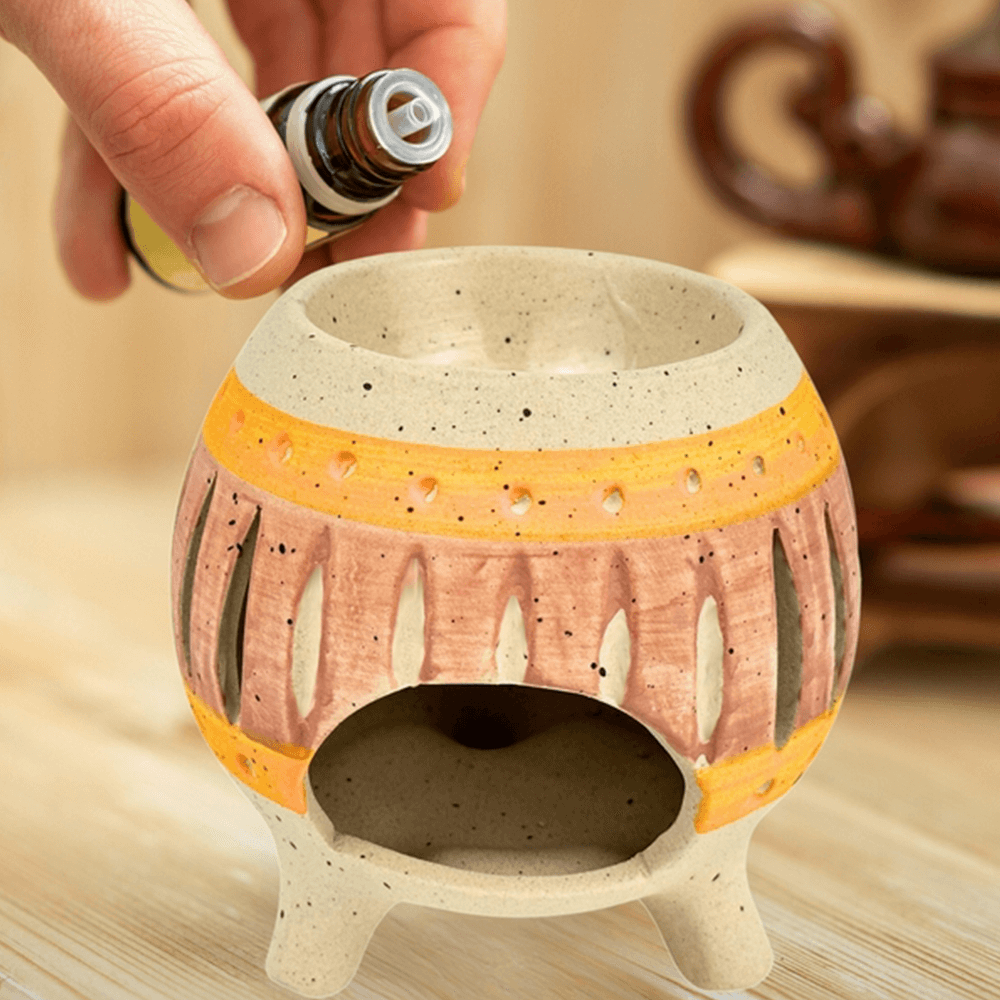 Oil Burner Κεραμικός Καυστήρας «Ballo» Διαστάσεις : 11 x 11 x 10.6 εκ - mykarma.gr
