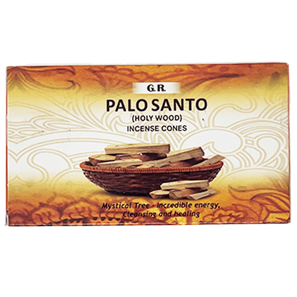 Κώνοι θυμιάματος Palo Santo - Ιερός Ξύλο Βάρος 20 g Περιεχει 10 κώνους + Βάση - mykarma.gr