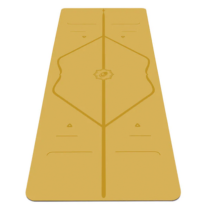 Liforme Yoga Mat Golden Sand | Στρώμα Yoga Golden Sand + τσάντα ΔΩΡΟ Βάρος 2.5kg Διαστάσεις 185cm x 68cm Πάχος 4.2mm - mykarma.gr