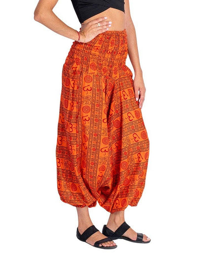 Orange Afghan Pants - MPA50097 - mykarma.gr