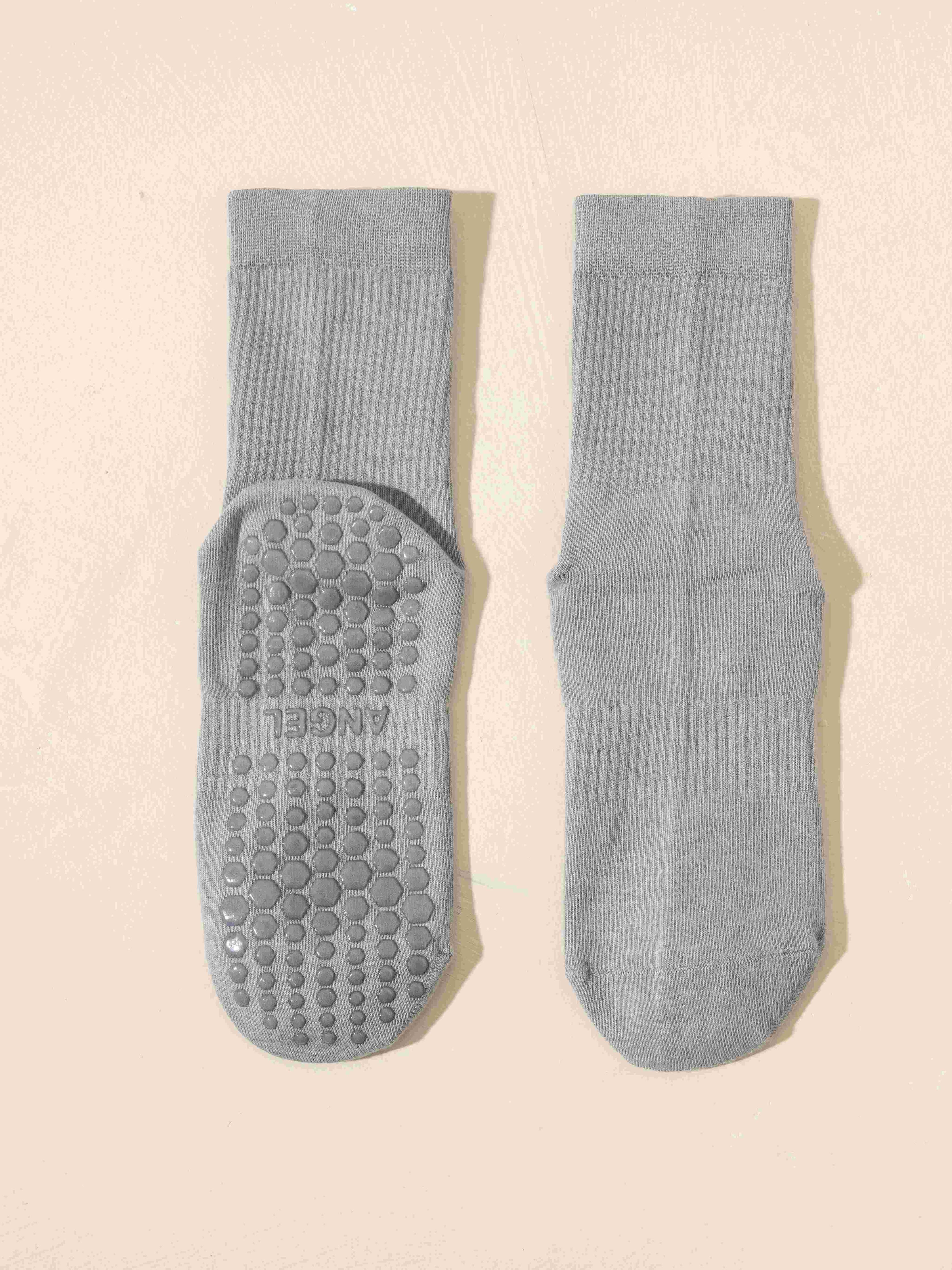 Αντιολισθητικές Κάλτσες - Non-Slip Socks Mid-Calf – Yoga & Pilates - ποικιλία χρωμάτων  No 36-41