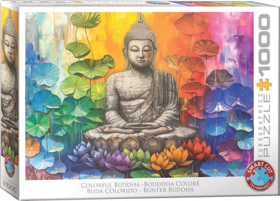 Παζλ 1000 Τεμαχίων - Puzzle “Colorful Buddha” Τεχνολογία: Smart-Cut™ - mykarma.gr