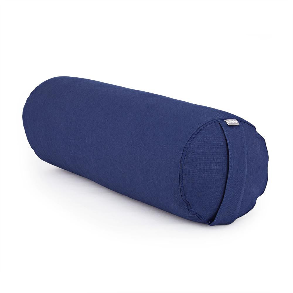 Στρογγυλό μαξιλάρι yoga Bodhi Bolster Basic σε μπλε