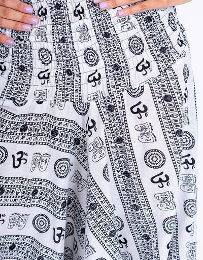 Om Symbol Afghan Trousers - MPA50091 - mykarma.gr