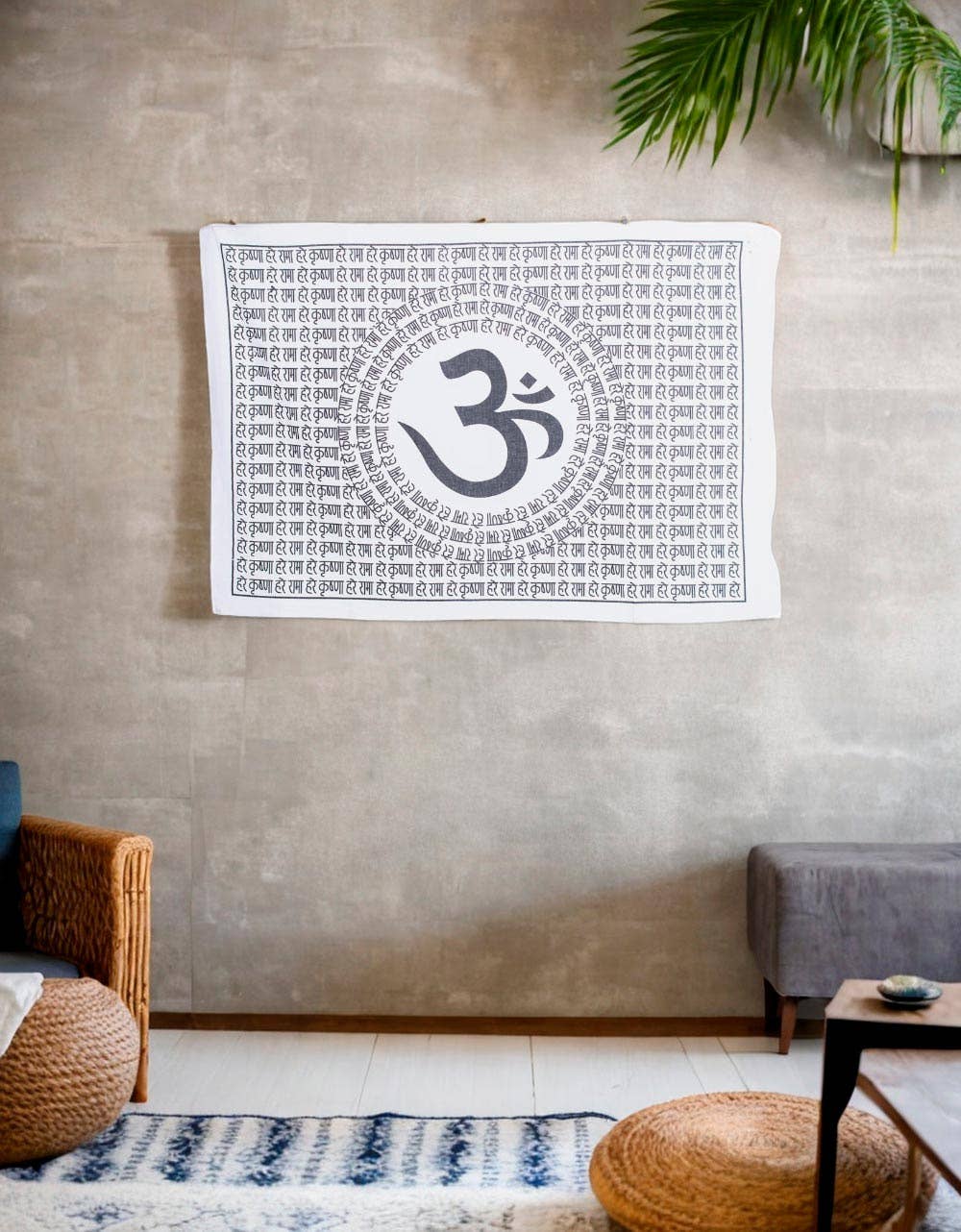 Om Symbol Tapestry - Ethnic Decoration - mykarma.gr