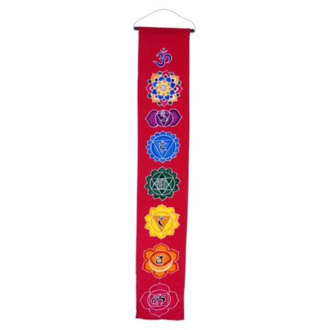 Κρεμαστά Τοίχου - Banner Mandala red  100% βισκόζη  150x25cm