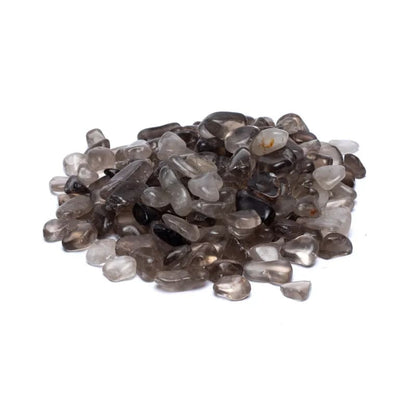 Φυσικό ορυκτό πέτρωμα- Χαλαζία Καπνία (Smokey Quartz) Α ποιότητας - μικρές γυαλισμένες πέτρες Βάρος: 200γρ Μέγεθος: 0,5-2 εκ - mykarma.gr