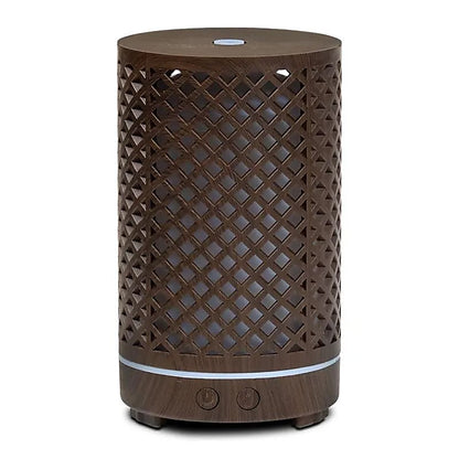 Ultrasonic aroma diffuser “Zen Breeze” καφέ-Ηλεκτρικός διαχυτής αρώματος για Αιθέριο έλαιο . Περιεκτικότητα 200ml Μέγεθος:9,3x15,7cm - mykarma.gr