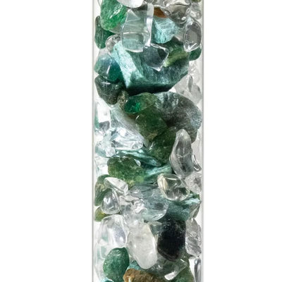 Ραβδι με Ημιπολύτιμος Λίθους (Gemstone) - ενεργοποίηση & καθαρισμό νερού "Φωτεινότητα & Υπομονή" Διαστάσεις: 24 εκ - mykarma.gr