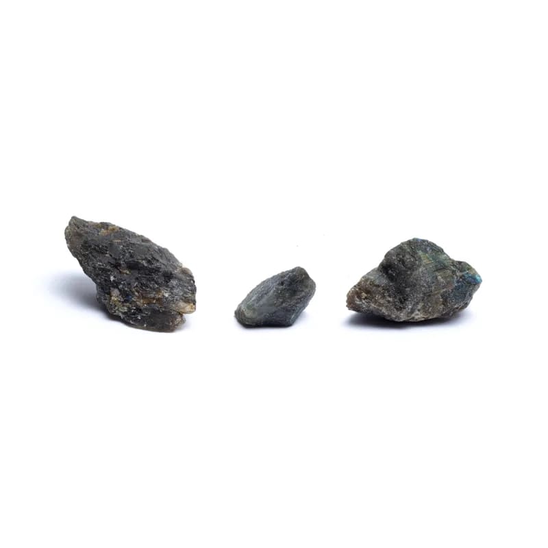 Φυσικό ορυκτό πέτρωμα - Λαμπραδορίτης (Labradorite) ακατέργαστες πέτρες Βάρος 500 gr - mykarma.gr