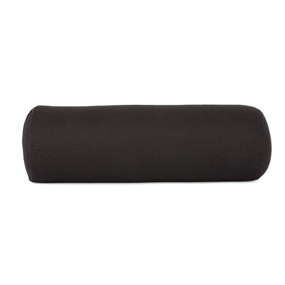 Bodhi Στρογγυλό μαξιλάρι Bolster Basic - black - κάλυμμα απο οργανικό βαμβάκι  Διαστάσεις: 67 × 22 εκ - mykarma.gr