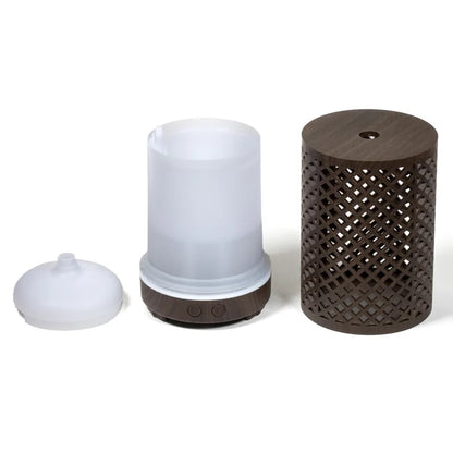 Ultrasonic aroma diffuser “Zen Breeze” καφέ-Ηλεκτρικός διαχυτής αρώματος για Αιθέριο έλαιο . Περιεκτικότητα 200ml Μέγεθος:9,3x15,7cm - mykarma.gr