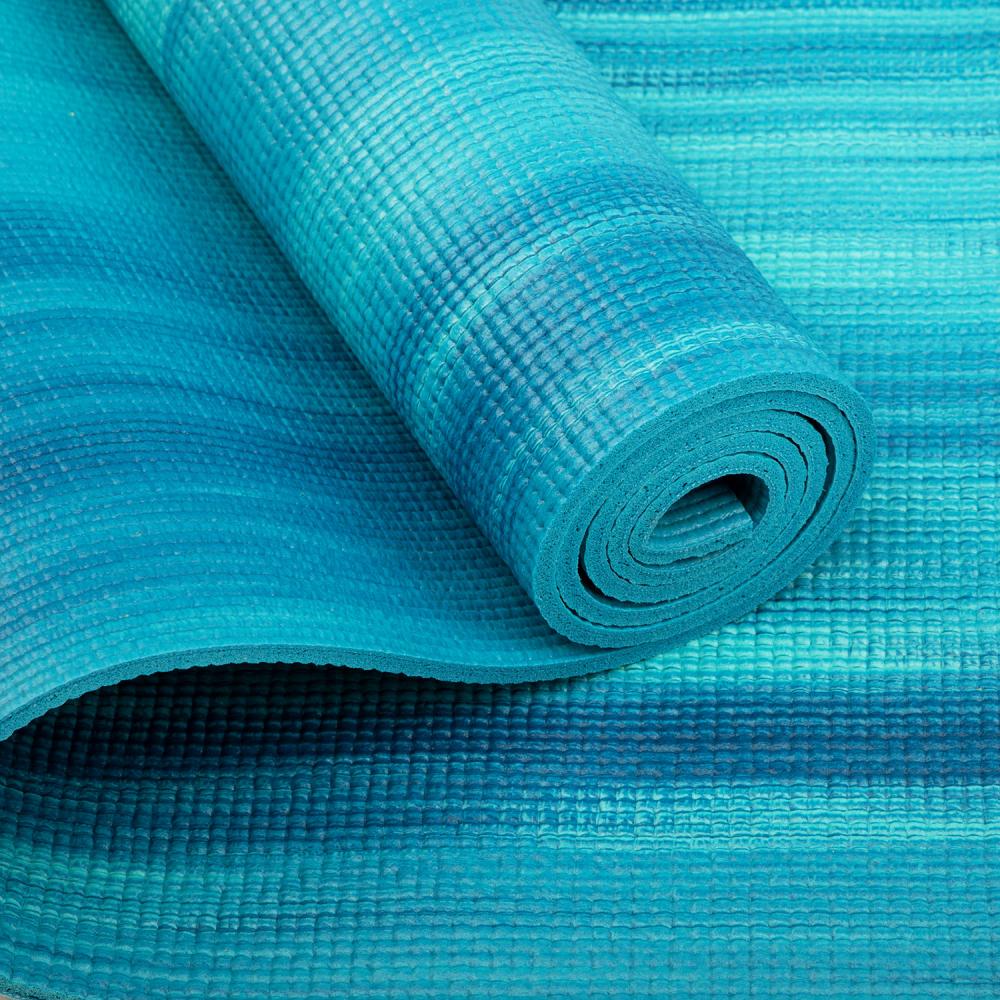 Bodhi στρώμα γιόγκα Ganges - marbled blue/aqua  183 x 60 cm, 6 mm Βάρος: 1,6 kg - mykarma.gr
