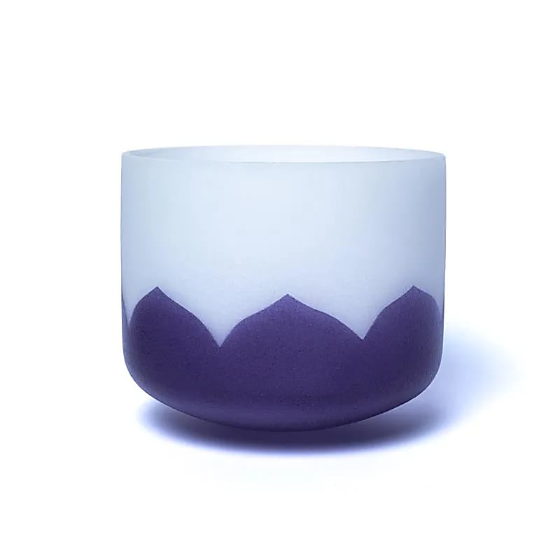 Crystal Singing Bowl Lotus Α-τόνος - 432 Hz  Διαστάσεις: 20 εκ - mykarma.gr