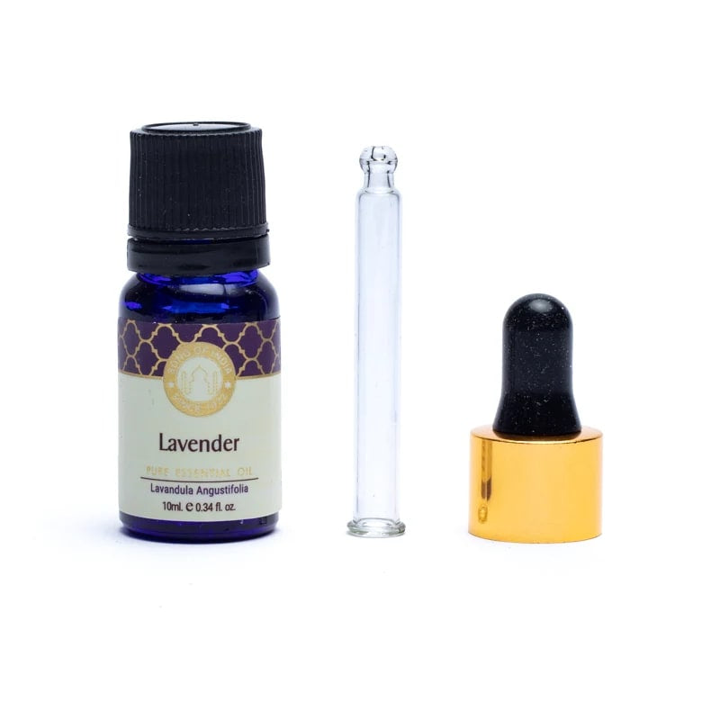 Αιθέριο Έλαιο Λεβάντα (Lavender) με σταγονόμετρο 10ml - mykarma.gr