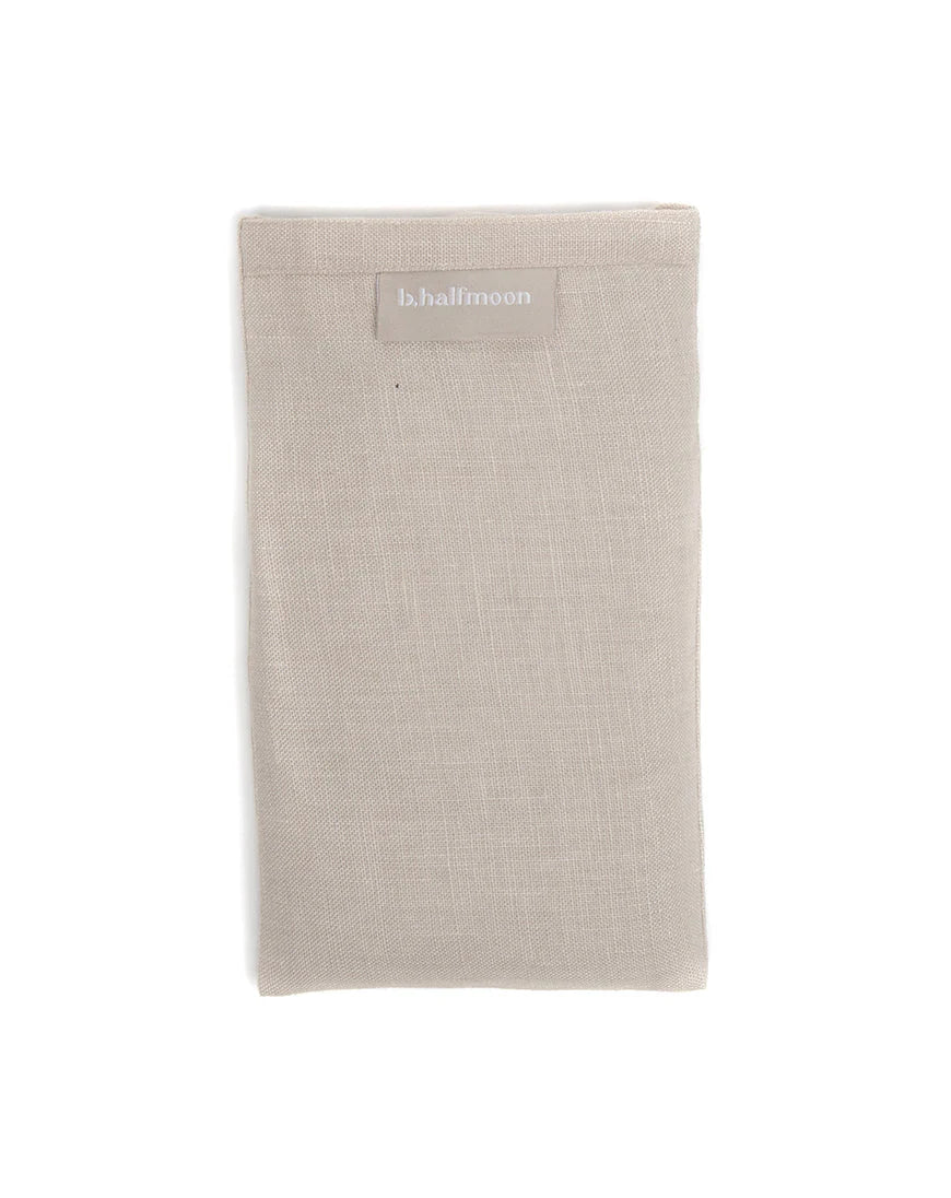 Bhalfmoon Relax Eye Pillow - Mαξιλαράκι για τα Μάτια για χαλάρωση από Λινό με Λιναρόσπορο & Λεβάντα
