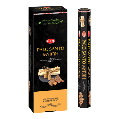 HEM Premium Masala Incense Stick – Άρωμα Palo Santo & Μύρο – 15g