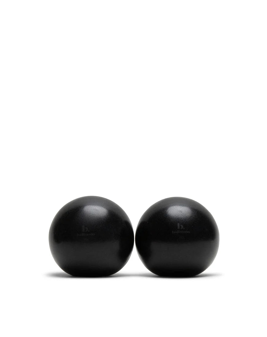 Bhalfmoon - Σετ με 2 Σφαιρικά βάρη (sphere weights) Γιόγκα για Ενδυνάμωση & Μυϊκή θεραπεία Διάμετρος: 12 cm  Βάρος: 2 × 0,91 kg