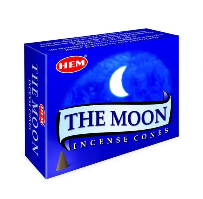 HEM Αρωματικοί Κώνοι – Άρωμα The Moon – 10 Κώνοι - mykarma.gr