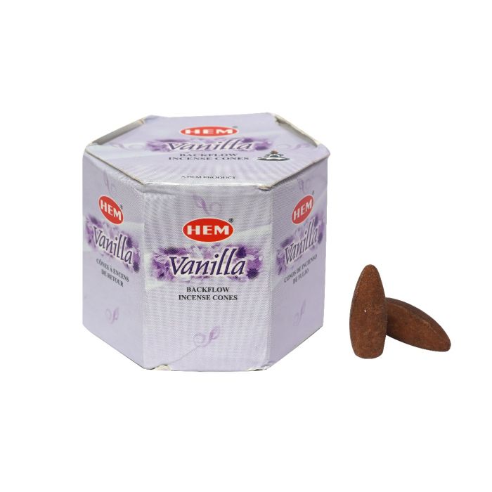 HEM backflow Κώνοι – Άρωμα Βανίλιας Vanilla – 40 Κώνοι          Ask ChatGPT - mykarma.gr
