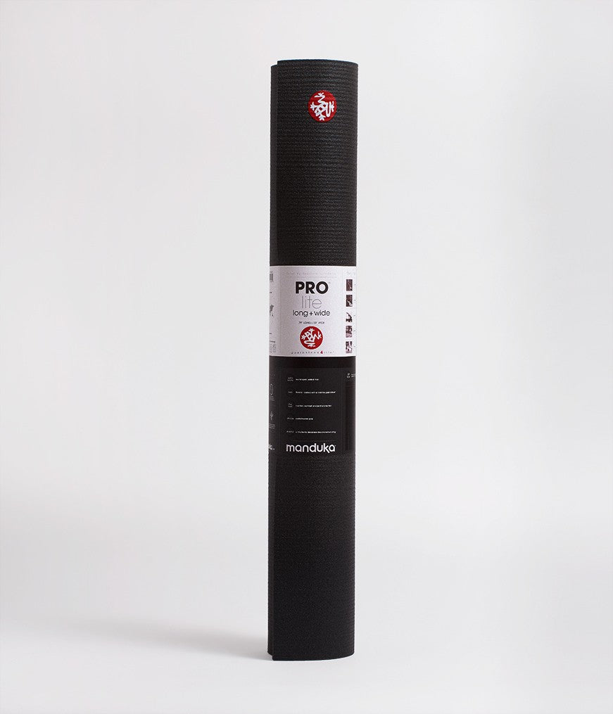 Στρώμα Yoga Mat Manduka  PROlite® Long & Wide - Black.200 x 76cm. 4,7 mm.  2,58kg - mykarma.gr