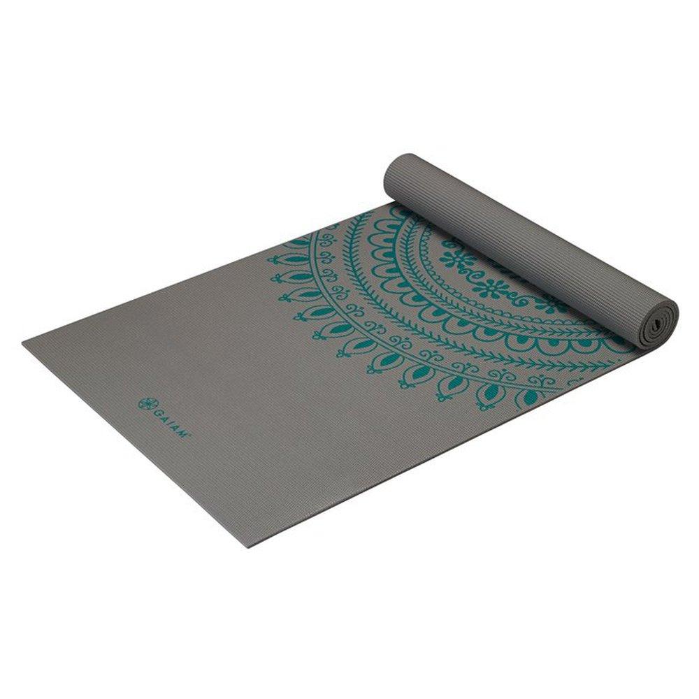 Gaiam Premium Στρώμα Yoga Longer/Wider Teal Marrakesh. Διαστάσεις: Μήκος: 198 εκ Πλάτος: 66 εκ Πάχος: 6 mm - mykarma.gr