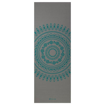 Gaiam Premium Στρώμα Yoga Longer/Wider Teal Marrakesh. Διαστάσεις: Μήκος: 198 εκ Πλάτος: 66 εκ Πάχος: 6 mm - mykarma.gr