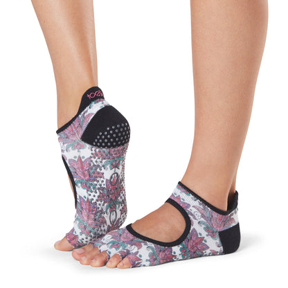 Toesox Half Toe Bellarina Grip | Αντιολισθητικές κάλτσες Μπαλαρίνα με κομμένα δάκτυλα.Απο Οργανικό βαμβάκι. - mykarma.gr
