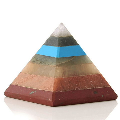 Πυραμίδα με τις πέτρες των τσάκρα - mykarma.gr