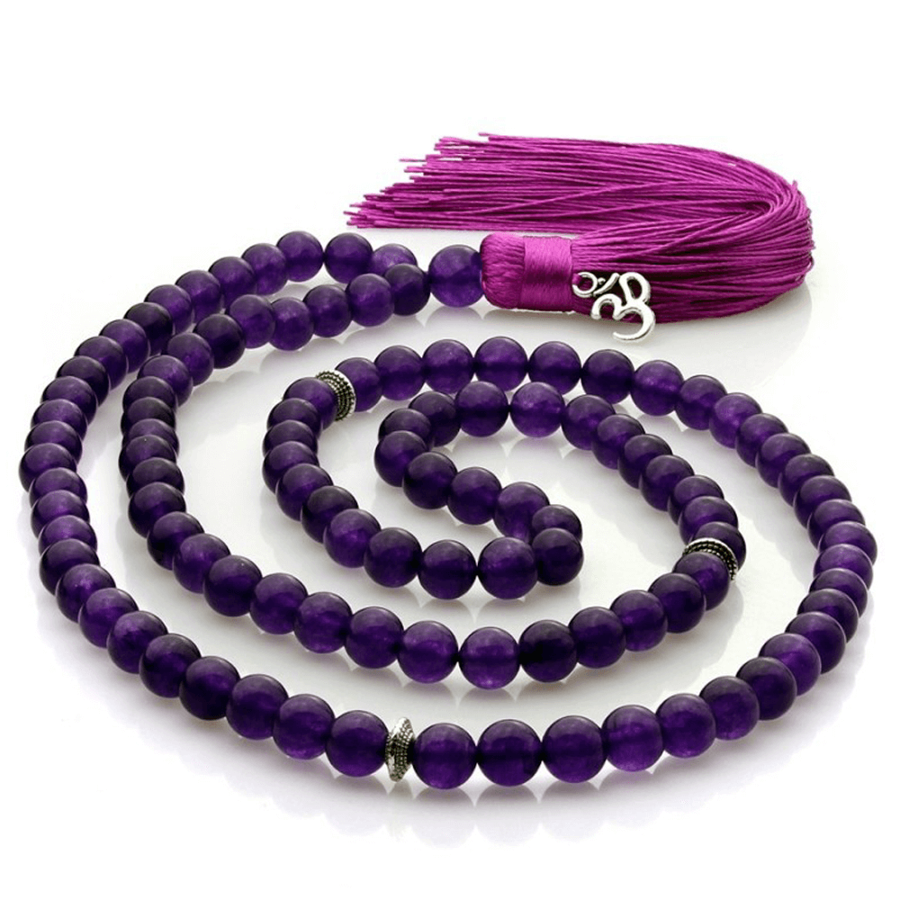 Θιβετιανά βουδιστικά Mala Beads Of Jade - 8 mm - mykarma.gr