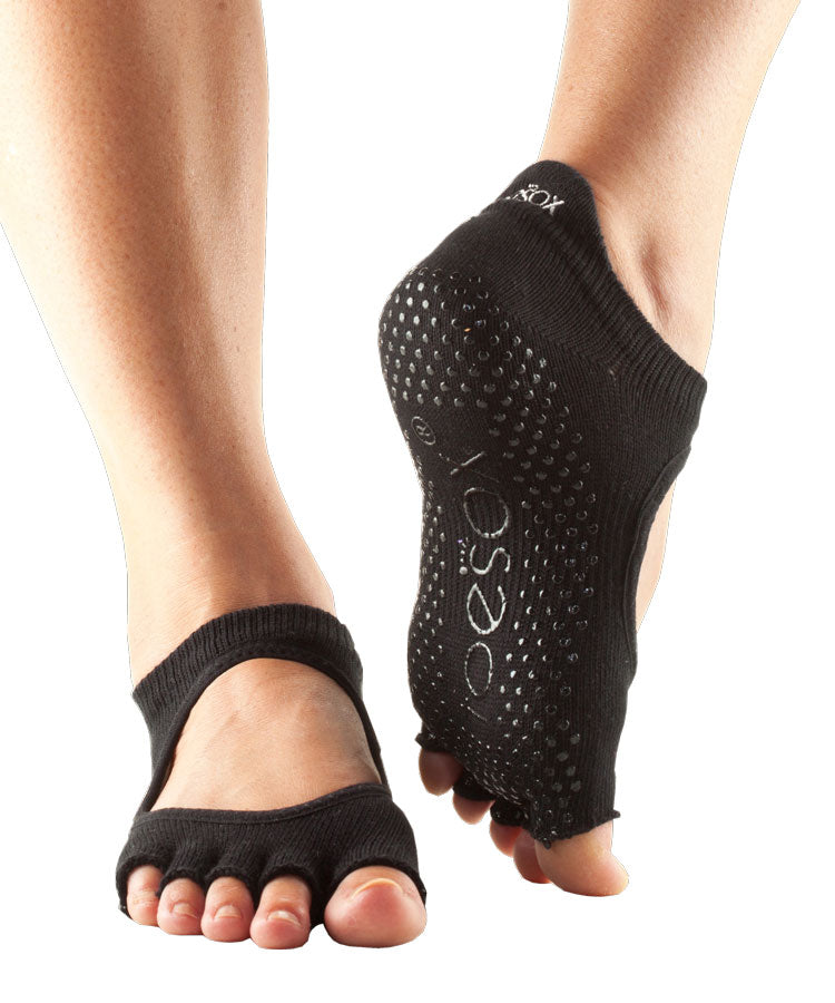 Toesox Half Toe Bellarina Grip | Αντιολισθητικές κάλτσες Μπαλαρίνα με κομμένα δάκτυλα.Απο Οργανικό βαμβάκι. - mykarma.gr