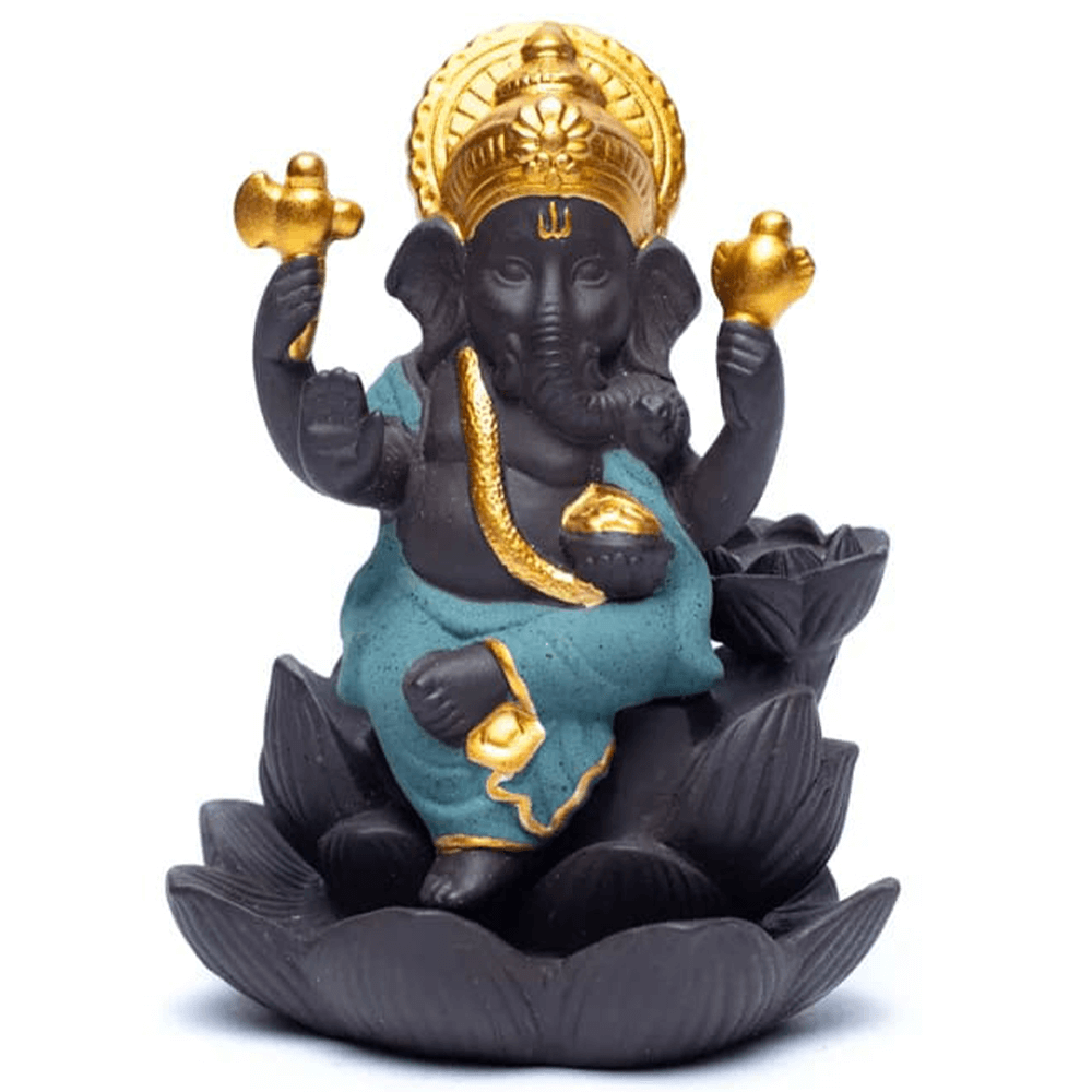 2 σε 1 Καυστήρας Ganesh για κώνους αναστροφής ροής BackFlow & Στικ.Βάρος: 290 γρ.Διαστάσεις:9 x 8 x 12 cm. - mykarma.gr